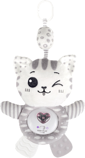 Plišasta Muca z grizalom, melodijami in lučko free Play