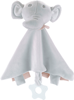 Dojenčkova prva ninica slonček z grizalom v darilni embalaži free Play