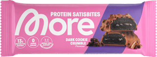 Proteinriegel Satisbites Dark Cookie Crumble More Nutrition