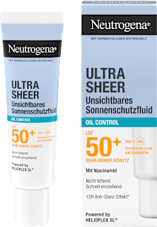 Sonnenfluid Gesicht Ultra Sheer Oil Control, LSF 50+ Neutrogena