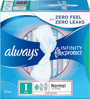 Binden mit Flügeln Infinity flex protect Normal always