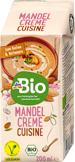 bio mandlový krém na vaření dmBio