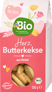 Butterkekse Herz dmBio