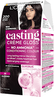 Боя за коса без амоняк, Nr.200 Ebony Black L'ORÉAL PARiS CASTING Crème Gloss