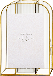 Vase mit Foto  Paradies