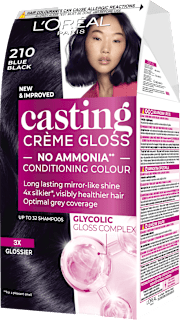 Боя за коса без амоняк, Nr.210 Blue Black L'ORÉAL PARiS CASTING Crème Gloss