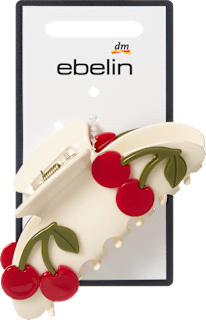 Haarklammer mit Kirschen-Applikationen, creme ebelin