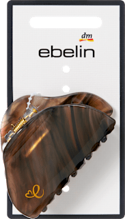 Haarklammer marmoriert, braun ebelin