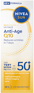 Krema za zaščito obraza pred soncem Q10 Anti-Age, ZF 50+ NIVEA SUN