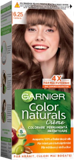 Vopsea de păr permanentă 6.25 castaniu GARNIER Color naturals