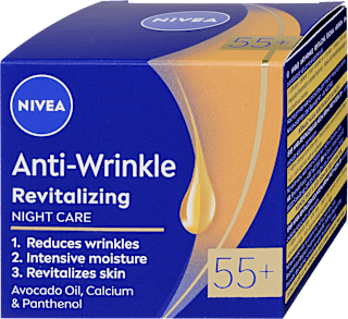 Revitalizáló éjszakai arckrém Anti-Wrinkle 55+ NIVEA