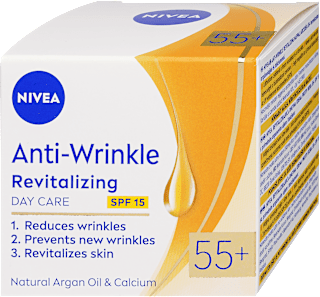 Revitalizáló nappali arckrém Anti-Wrinkle 55+ NIVEA