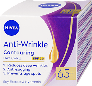 Ránctalanító nappali arckrém Anti-Wrinkle Contouring 65+ NIVEA