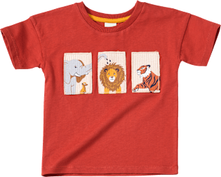 T-Shirt mit Tier-Motiv, rotbraun, Gr. 128 ALANA
