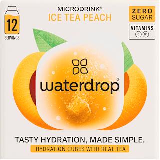 Šumivé kocky Microdrink Ice Tea Peach waterdrop