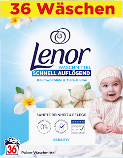 Waschmittelpulver Sensitiv  Lenor