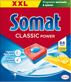 Geschirrspül-Tabs Classic Power Zitrone XXL Somat