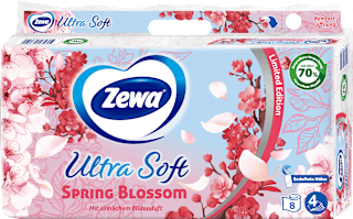 Toilettenpapier Ultra Soft (8x150 Blatt) Zewa