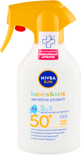 Sensitive Protect dětský sprej na opalování SPF 50+ NIVEA SUN