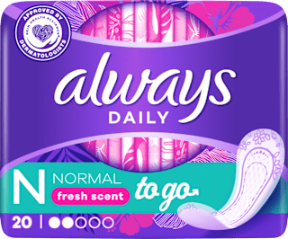 Ščitniki perila dailies Normal to go always