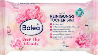 Blage vlažne maramice za čišćenje lica 5u1 Balea