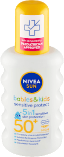dětský sprej na opalování sensitive protect SPF50+ NIVEA SUN