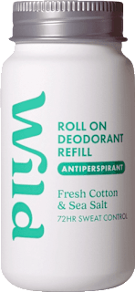 Deodorante roll-on ricarica Fresh cotton & Sea salt Wild
