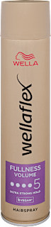 Hajlakk Fullness for Thin Hair Ultra Strong Hold, vékony szálú hajra Wellaflex