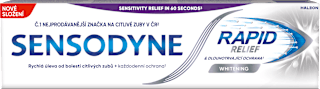 zubní pasta Rapid Relief Whitening, SENSODYNE