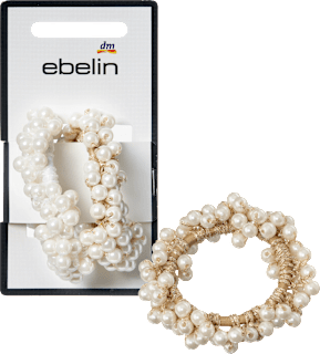 Haargummis mit Perlen ebelin