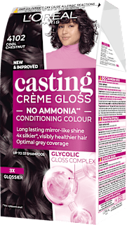 Боя за коса без амоняк, Nr.4102 Cool Chestnut L'ORÉAL PARiS CASTING Crème Gloss
