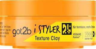 Haarwachs matt iStyler Texture Clay  got2b