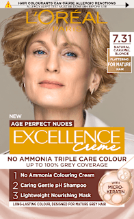 Boja za kosu Age Perfect Nudes – 7.31 Natural Caramel Blonde L'ORÉAL PARiS EXCELLENCE Creme