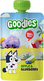 Ovocná kapsička Bluey jablko čučoriedka Goodies