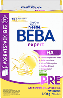 Anfangsmilch Expert HA Pre von Geburt an Nestlé BEBA