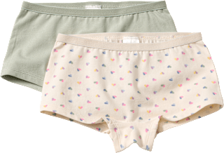 Pantys mit Herz-Muster, grün, Gr. 134/140 ALANA