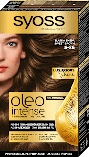 Barva za lase 5-86 Sladko Rjava syoss Oleo Intense