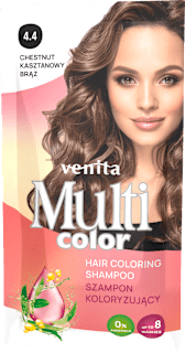 Szampon koloryzujący kasztanowy brąz 4.4 Multi Color Venita