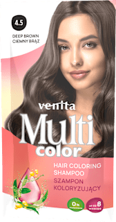 Szampon koloryzujący ciemny brąz 4.5 Multi Color Venita
