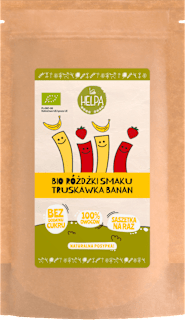 Różdżki smaku truskawka banan BIO Helpa