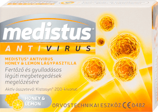 Antivirus pasztilla méz és citrom Medistus
