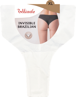 kalhotky Invisible Brazilian, bílé, velikost XL Bellinda