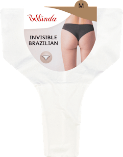 kalhotky Invisible Brazilian, bílé, velikost M Bellinda