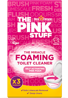 Пяна за почистване на тоалетна, 3x100 гр. THE PINK STUFF