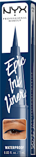 Vodootporni tekući tuš za oči u flomasteru Epic Ink Liner – 10 Mid(Night) Rise NYX PROFESSIONAL MAKEUP