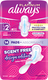 vložky s křidélky Platinum Teens, velikost 2 Long always