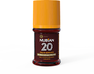 olej na opalování SPF20 NUBIAN