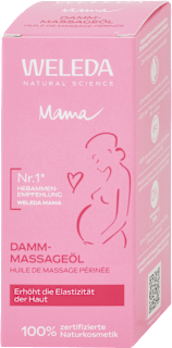 Olej na masáž hrádze Mama WELEDA Mama