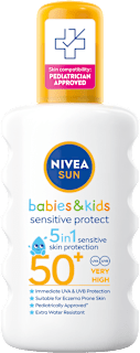 Sprej za zaščito pred soncem Kids Protect & Sensitive, ZF 50+ NIVEA SUN