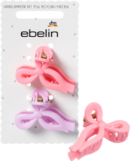 Haarklammern Schleife, lila, rosa ebelin